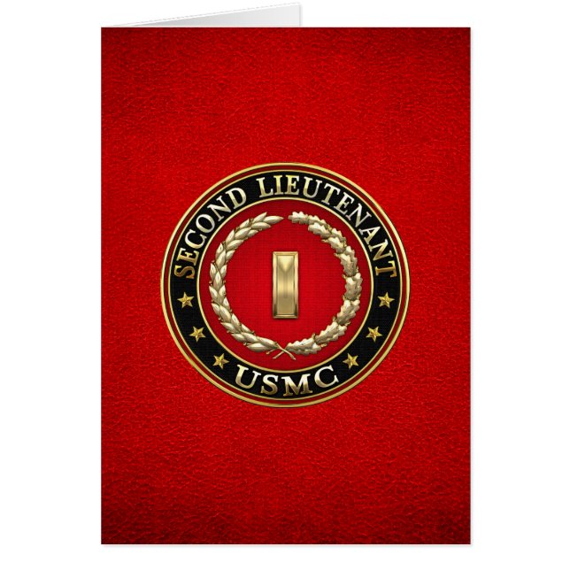 U.S. Marines: Second Lieutenant (USMC 2ndLt) [3D] (Front)