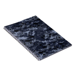 U.S. Military Blue Camouflage Notebook Planner