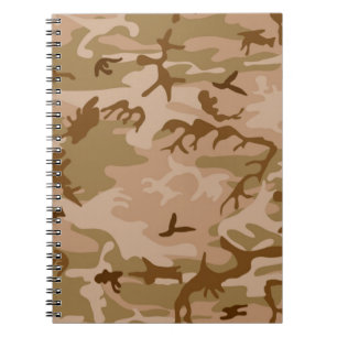 U.S. Military Desert Sand Camouflage Notebook