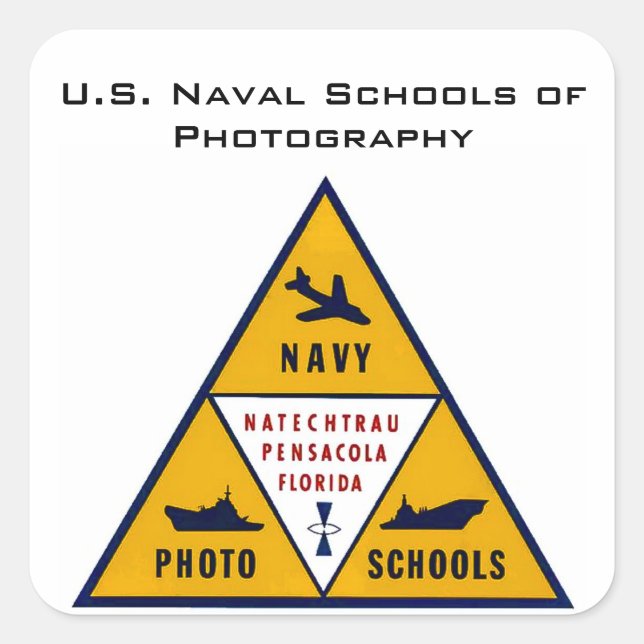 U.S. Naval Schools of Photography #1 Stickers (Front)