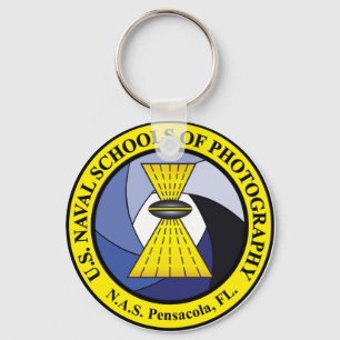 U.S. Naval Schools of Photography "No Wings" Key Ring