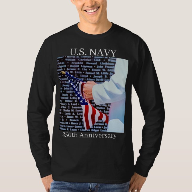 U.S. Navy 250th Anniversary T-Shirt (Front)