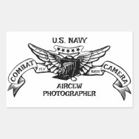 U.S. Navy Aircrew Photographer Sticker
