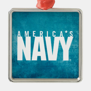 U.S. Navy   America's Navy Metal Tree Decoration