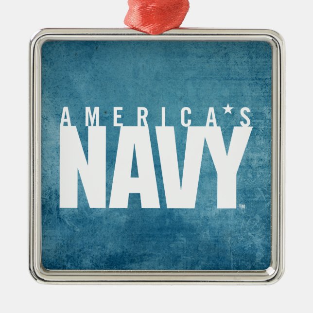 U.S. Navy | America's Navy Metal Tree Decoration (Front)