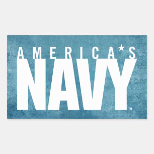 U.S. Navy America's Navy Rectangular Sticker