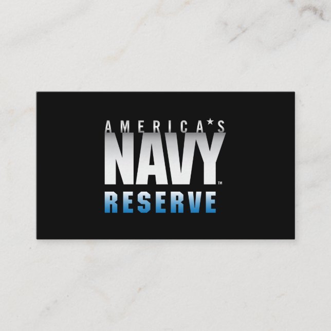 U.S. Navy | America's Navy Reserve Place Card (Front)