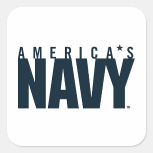 U.S. Navy   America's Navy Square Sticker