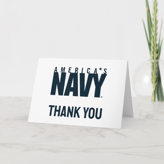 U.S. Navy | America's Navy Thank You Card (Front)