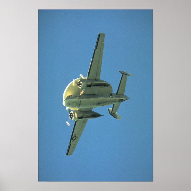 U.S. Navy anti-submarine warfare radar aircraft Poster (Front)