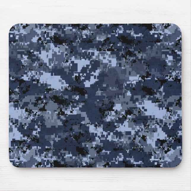 U.S.Navy Blue Camouflage Mousepad (Front)