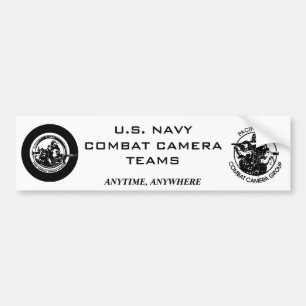U.S. Navy Combat Camera Bumper Sticker