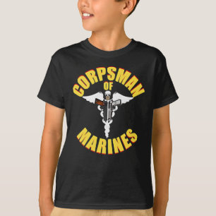 U.S. Navy Corpsman 8404 FMF Navy Veteran Gift T-Shirt