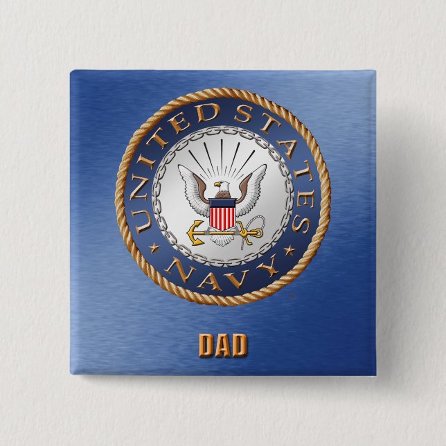 U.S. Navy Dad Button (Front)