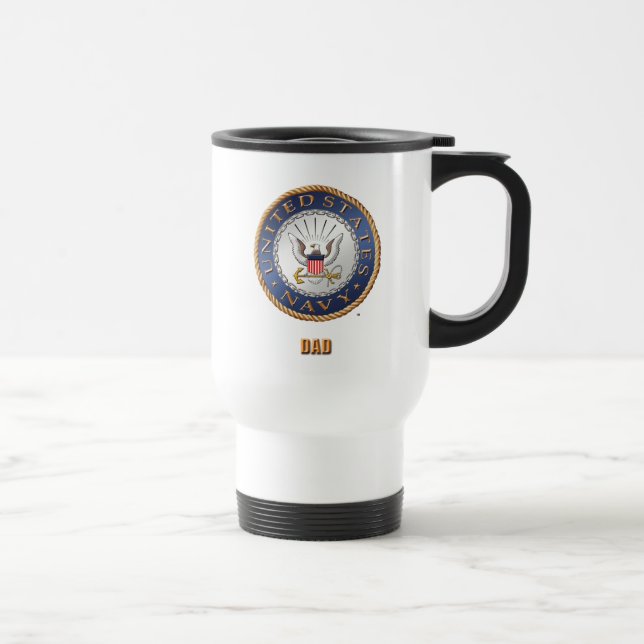 U.S. Navy Dad Travel/Commuter Mug (Right)