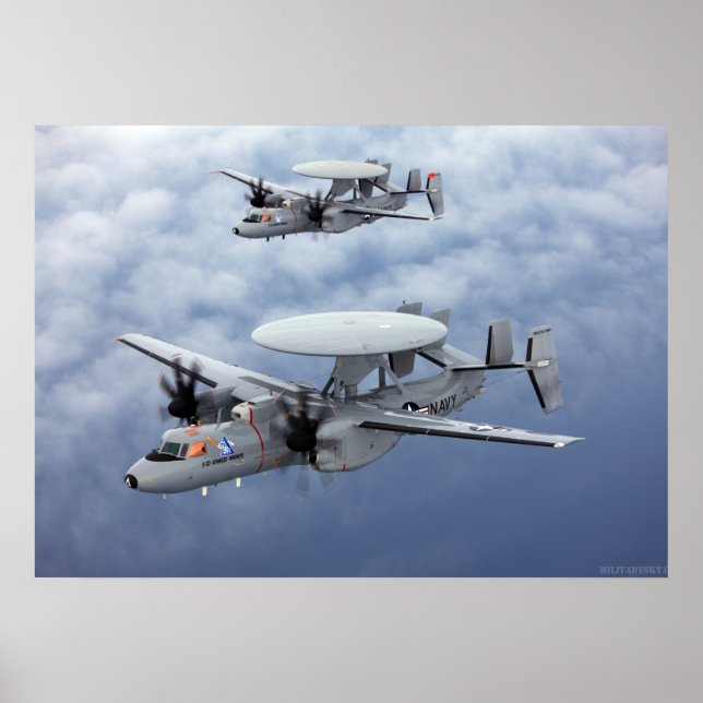 U.S. Navy E-2D Advanced Hawkeye Poster (Front)
