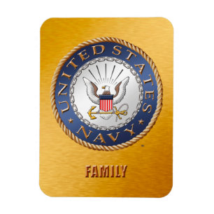 U.S. Navy Family Flexible Photo Magnet