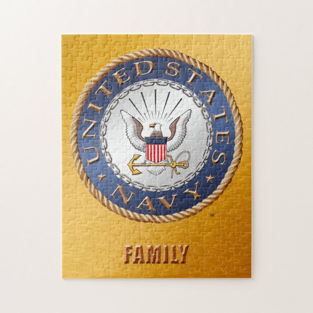 U.S. Navy Family Puzzle (Vertical)