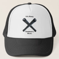 U.S. Navy Gunner's Mate crossed cannons ball cap