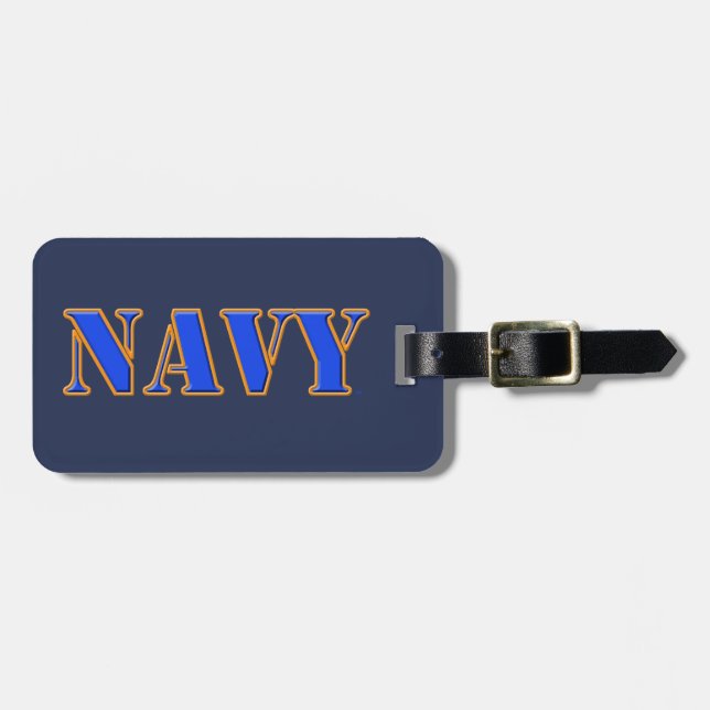 U.S. Navy Luggage Tag (Front Horizontal)