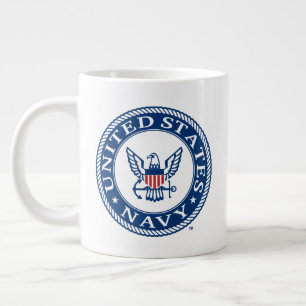 U.S. Navy   Navy Alt Emblem Large Coffee Mug