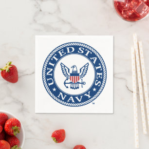 U.S. Navy   Navy Alt Emblem Napkin