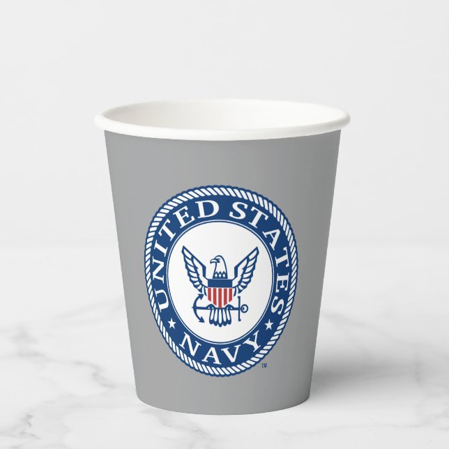 U.S. Navy | Navy Alt Emblem Paper Cups (Front)