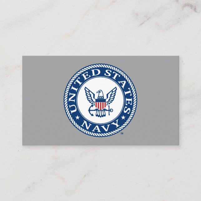 U.S. Navy | Navy Alt Emblem Place Card (Front)