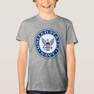 U.S. Navy   Navy Alt Emblem Tri-Blend Shirt