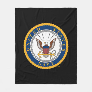 U.S. Navy Navy Emblem Fleece Blanket