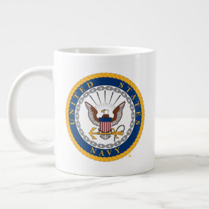 U.S. Navy   Navy Emblem Large Coffee Mug