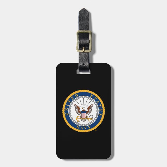 U.S. Navy | Navy Emblem Luggage Tag (Front Vertical)