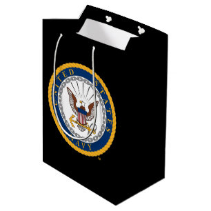 U.S. Navy   Navy Emblem Medium Gift Bag