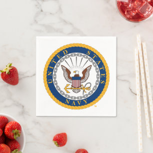 U.S. Navy   Navy Emblem Napkin