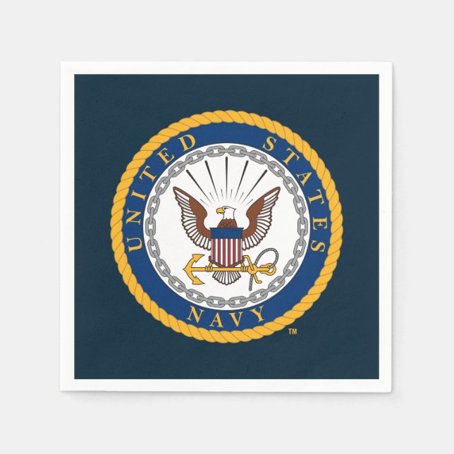 U.S. Navy | Navy Emblem Napkin (Front)