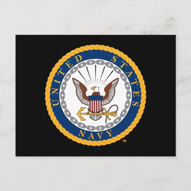 U.S. Navy | Navy Emblem Postcard (Front)