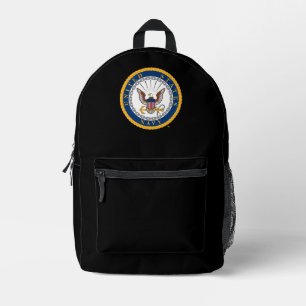 U.S. Navy Navy Emblem Printed Backpack