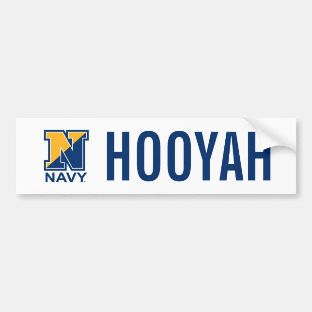 U.S. Navy | Navy Initial N Bumper Sticker (Front)