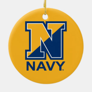 U.S. Navy Navy Initial N Ceramic Tree Decoration