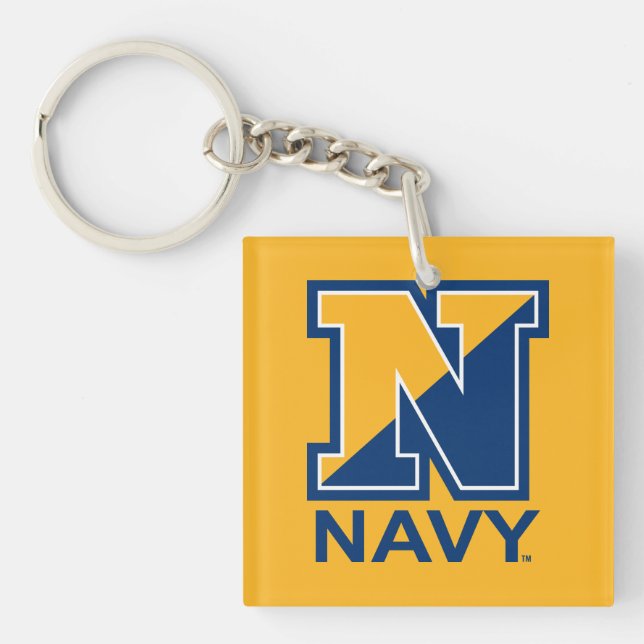 U.S. Navy | Navy Initial N Key Ring (Front)