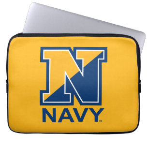 U.S. Navy Navy Initial N Laptop Sleeve