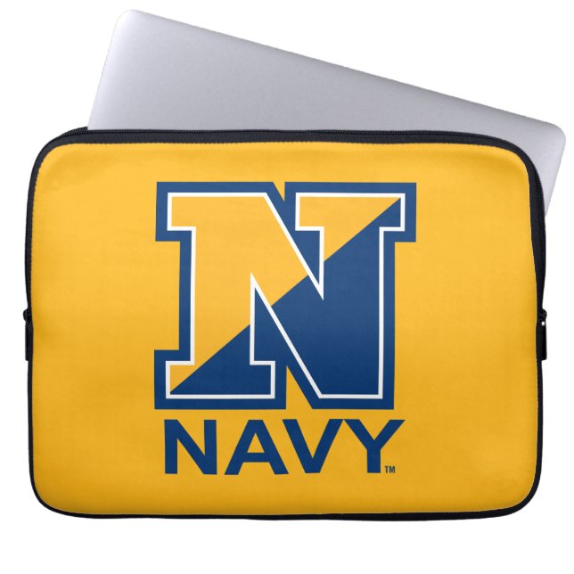 U.S. Navy | Navy Initial N Laptop Sleeve (Front)