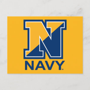 U.S. Navy   Navy Initial N Postcard
