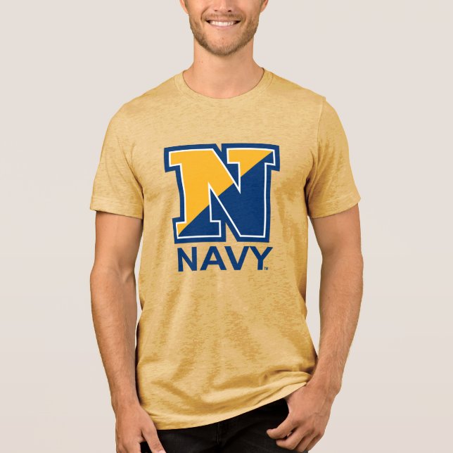 U.S. Navy | Navy Initial N Tri-Blend Shirt (Front)