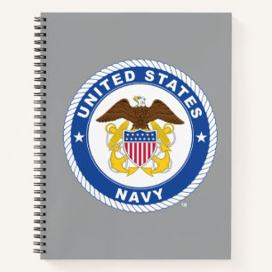 U.S. Navy   Officer Crest Notebook