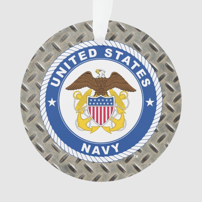 U.S. Navy | Officer Crest Ornament (Front)