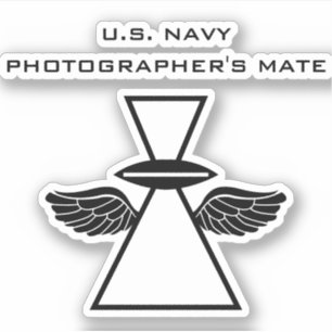 U.S. Navy Photographer's Mate Vinyl Sticker