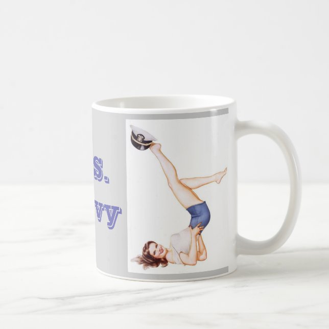 U.S. Navy pin-up mug (Right)