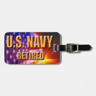 U.S. Navy Retired Luggage Tag