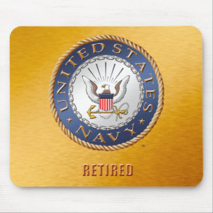 U.S. Navy Retired Mousepad